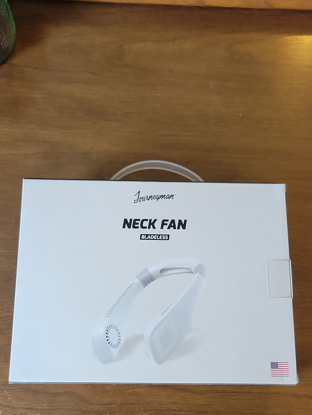 Journeyman White Bladeless Neck Fan